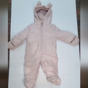 Me Jane snowsuit blush pink